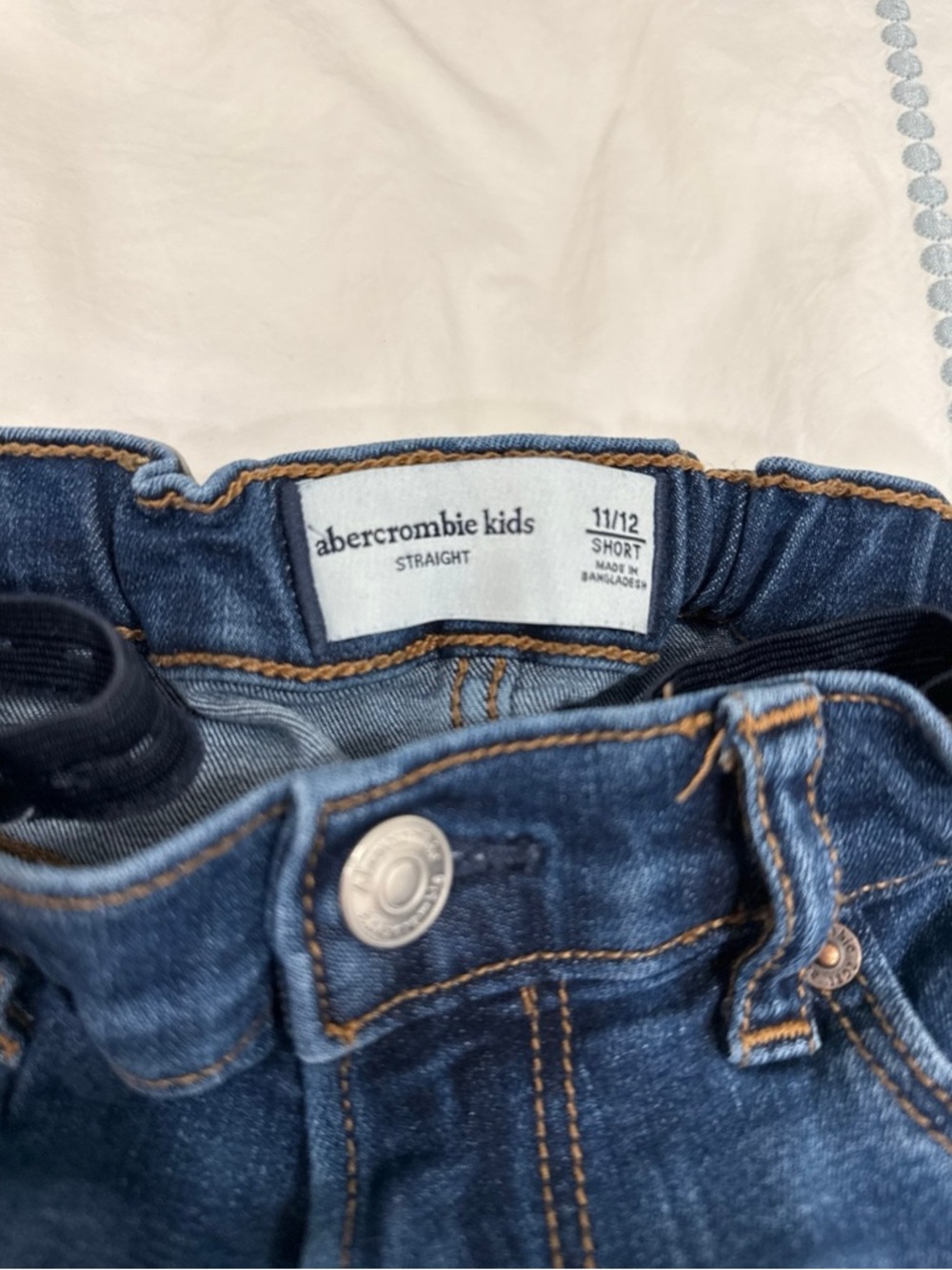 abercrombie kids Navy Blue Straight Jeans